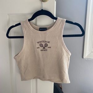 White Fox Boutique Tan Tank